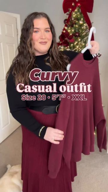 Everyday casual Amazon outfits 🍂🖤✨ Which is your fave 1 or 2? Comment “OUTFIT” for links 🔗 + watch until the end for a important reminder 🫶🏼

Flowy burgundy ribbed skirt, long sleeve wool blend top, oversized sweater + jeans

#arachcloz #amazon #falloutfitideas #ootd #amazonfashion #everdaystyle #plussizefashion #affordablefashion #casualoutfitideas