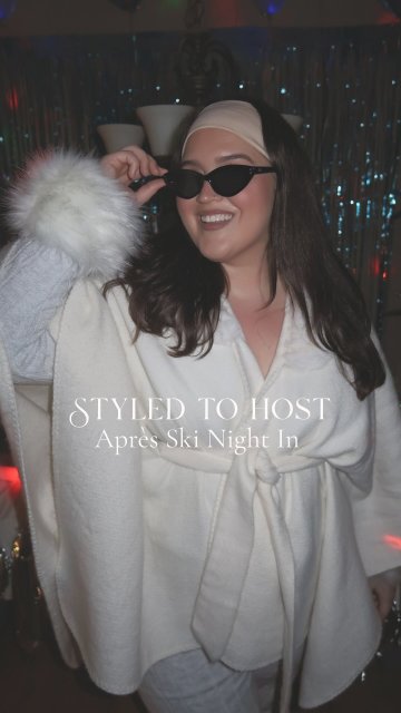 Hosting at home still deserves a look 🤍 One knit set, three Après Ski looks ❄️ Comment “SHOP” for outfit links 🔗 
#StyledToHost #apresskistyle #hostingathome #plussizefashion #curvystyle