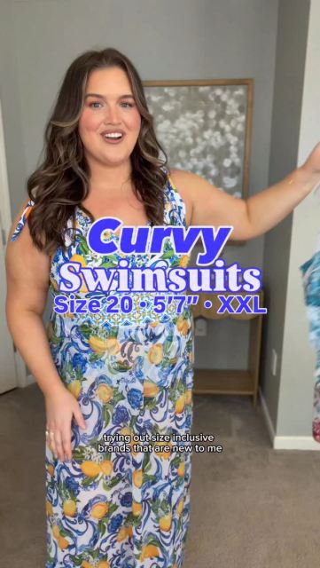 Trying out a new to me size inclusive brand with swimsuits from @bloomchic 🩱🍋 🌊  Which is your fave 1-3? Comment “SWIM” for links + use code: ASHLEY15KOL 🔗 #bloomchic #bloomchicdress #plussizefashion #swimsuits #tryonhaul