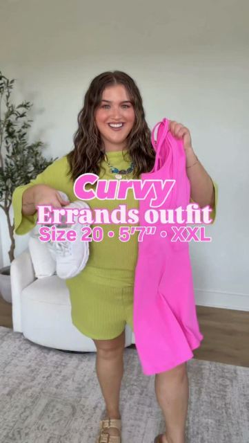 Casual everyday look for hot Summer days ☀️💖👟 Stretchy, comfortable dress with built in shorts to prevent chafing on sale for under $30! 🙌🏼 Comment “OUTFIT” to shop 🔗 #amazonfashionfinds #affordablefashion #casualoutfits #everydaystyle #summeroutfits